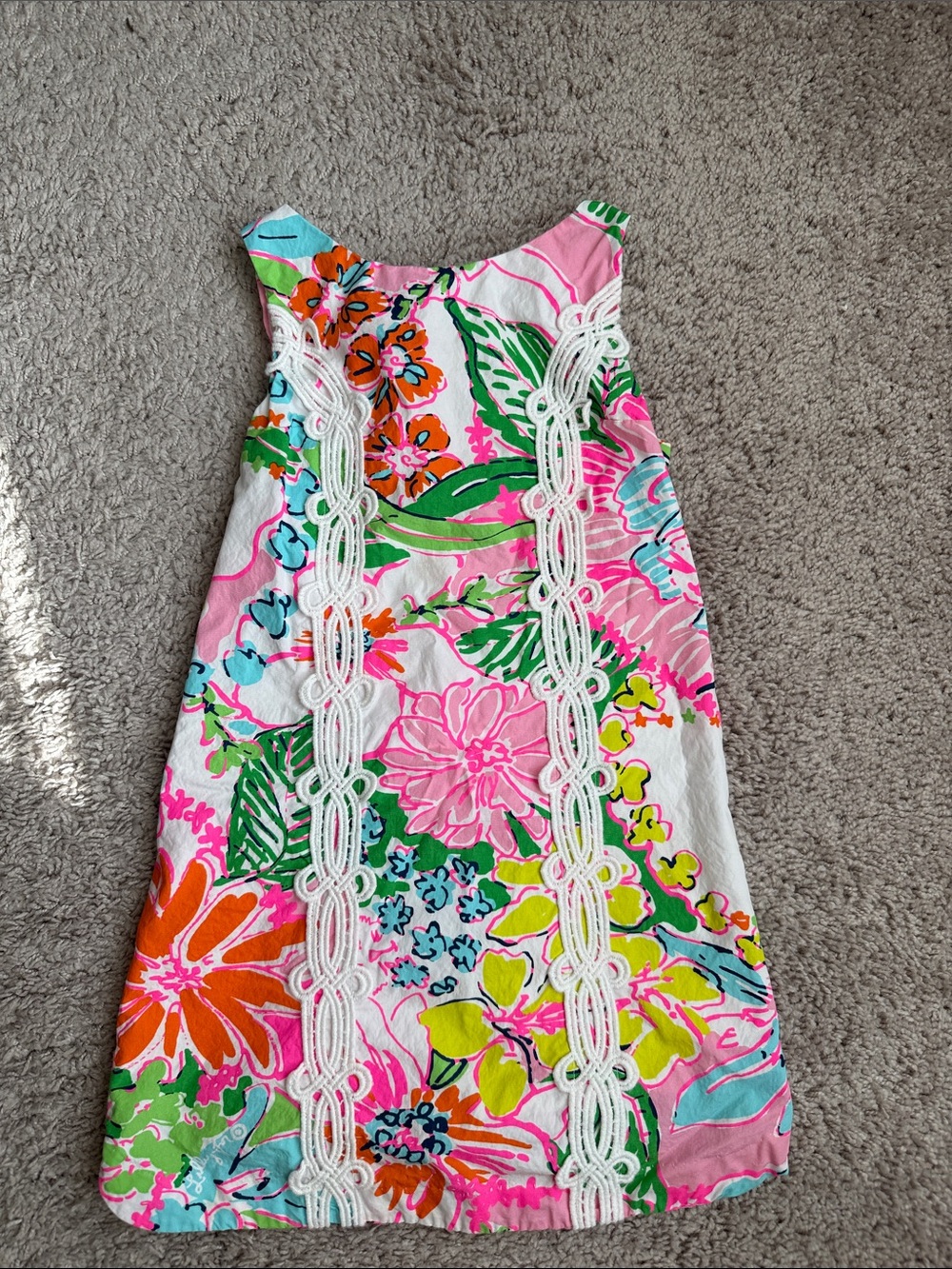 Lilly Pulitzer Pink Multicolor Floral Shift Dress
